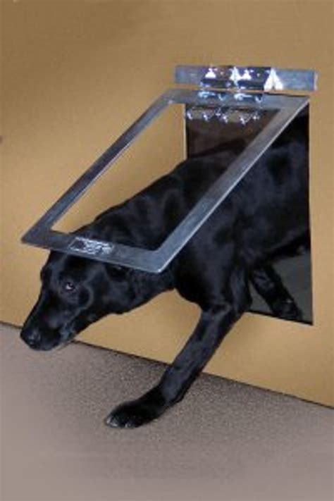 metal dog house doors|doggy door for dog house.